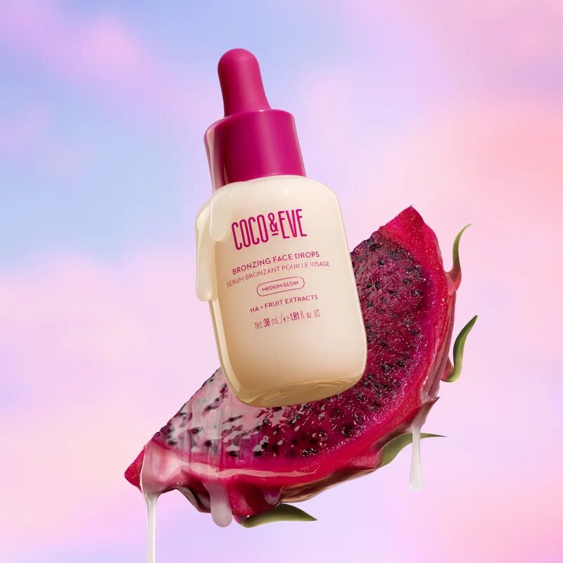 Coco & Eve Sunny Honey Bronzing Face Drops samoporjavitvene kapljice za obraz Medium Glow (new) 30 ml
