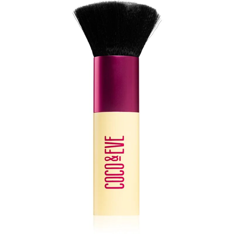 Coco & Eve Sunny Honey Deluxe Vegan Kabuki Brush čopič za ličenje Kabuki za telo in obraz 1 kos