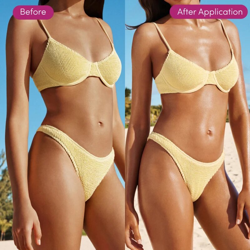 Coco & Eve Sunny Honey Highlighter Body SPF50 zaščitni serum s posvetlitvenim učinkom SPF 50 150 ml