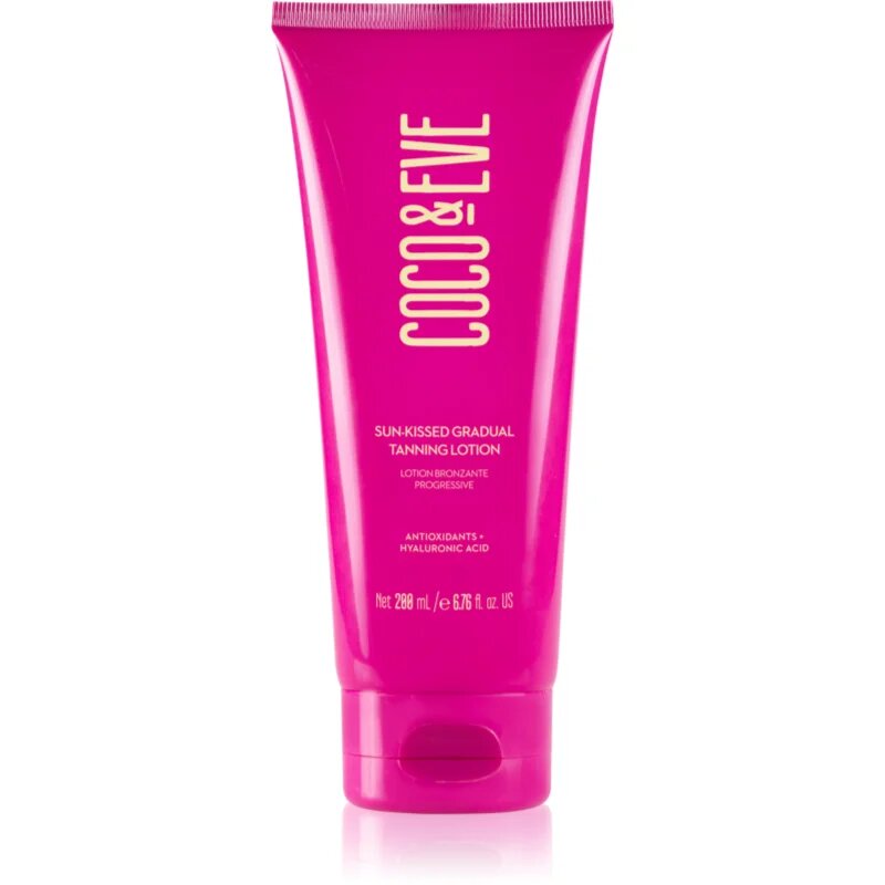 Coco & Eve Sunny Honey Sun-kissed Gradual Tanning Lotion samoporjavitveni losjon za postopno porjavitev z vonjem Coco-Mango 200 ml