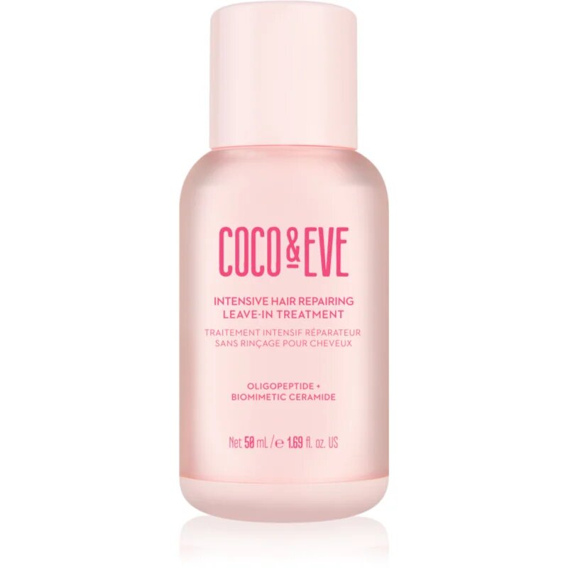 Coco & Eve Sweet Repair Intensive Hair Repairing Leave-in Treatment regeneracijski balzam brez spiranja za poškodovane in barvane lase 50 ml