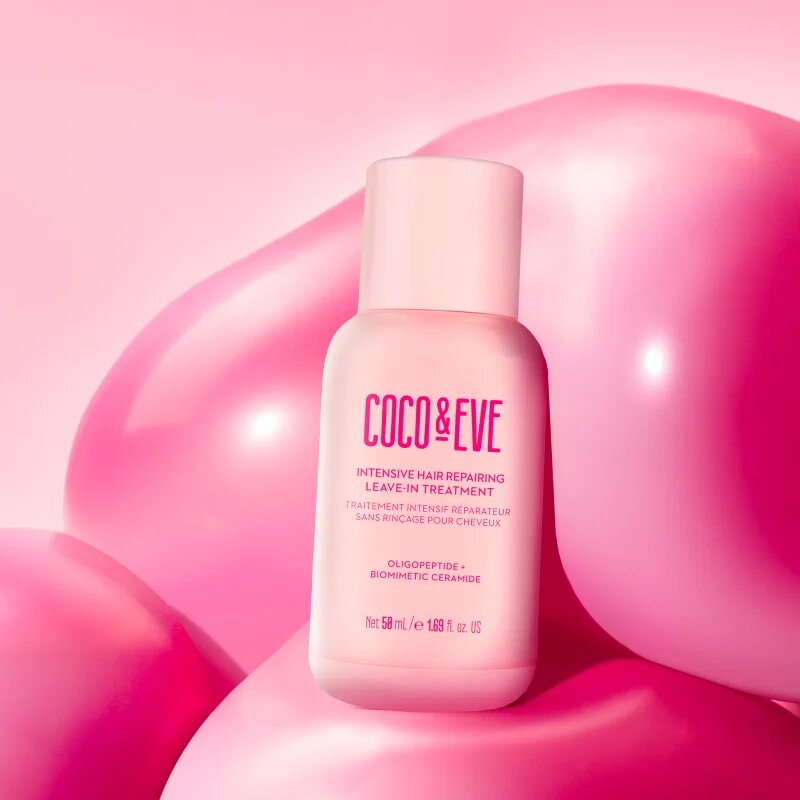 Coco & Eve Sweet Repair Intensive Hair Repairing Leave-in Treatment regeneracijski balzam brez spiranja za poškodovane in barvane lase 50 ml