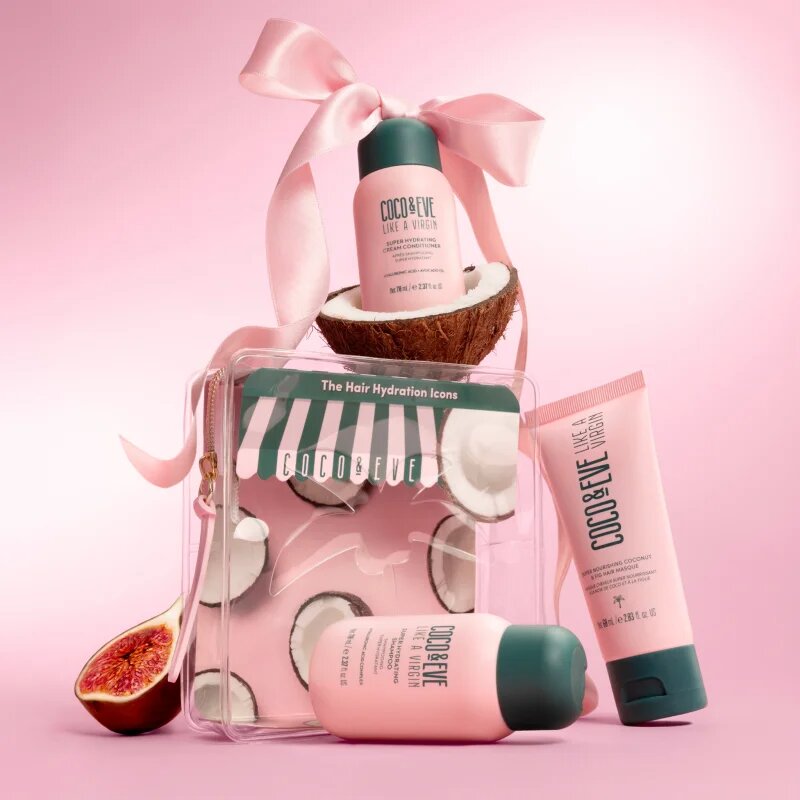 Coco & Eve The Hair Hydration Icons intenzivni vlažilni set za sijaj in mehkobo las
