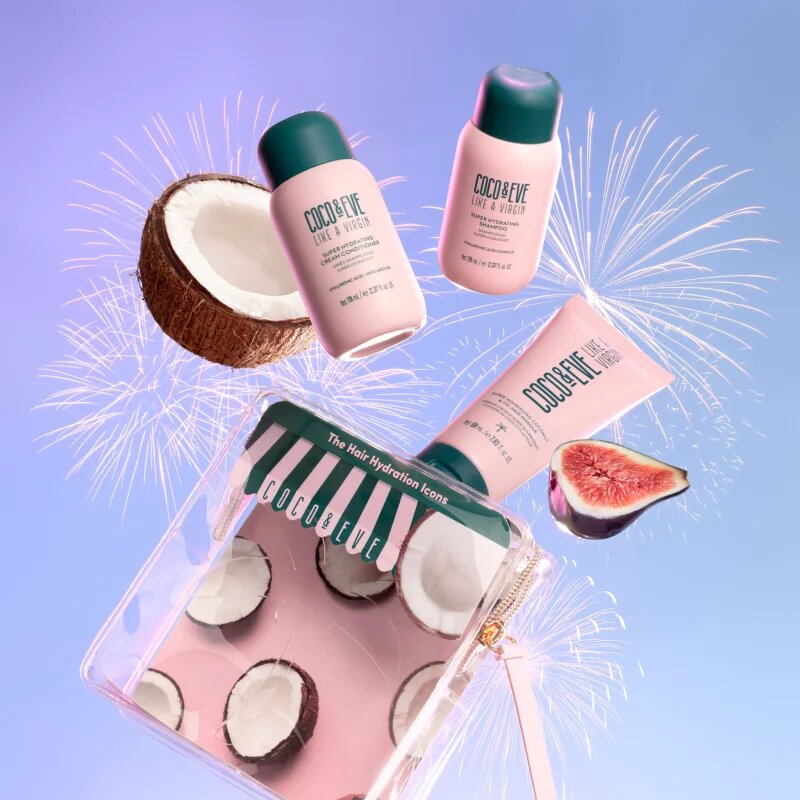 Coco & Eve The Hair Hydration Icons intenzivni vlažilni set za sijaj in mehkobo las