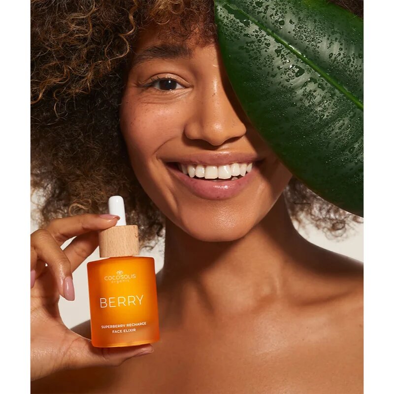 COCOSOLIS BERRY Superberry Recharge Face Elixir eliksir za prehrano in revitalizacijo kože 50 ml
