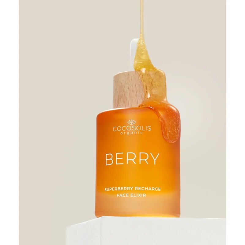 COCOSOLIS BERRY Superberry Recharge Face Elixir eliksir za prehrano in revitalizacijo kože 50 ml