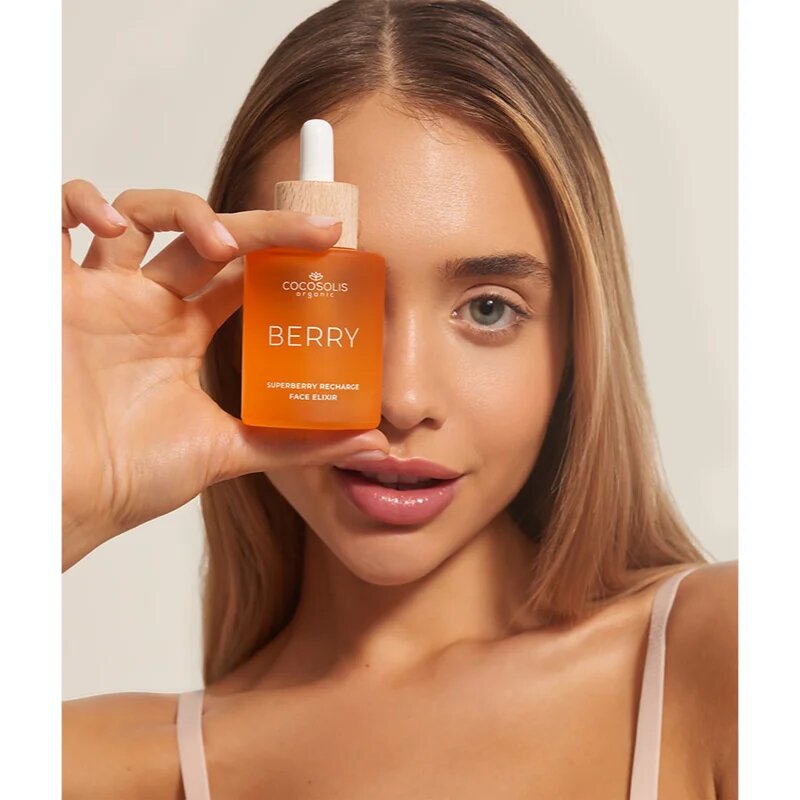 COCOSOLIS BERRY Superberry Recharge Face Elixir eliksir za prehrano in revitalizacijo kože 50 ml