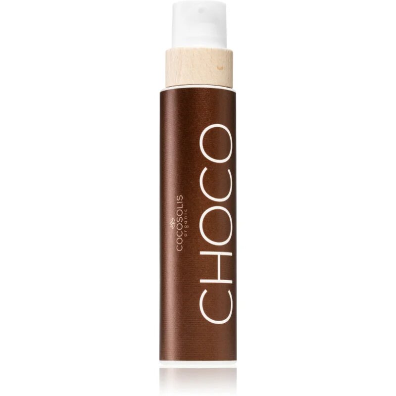 COCOSOLIS CHOCO negovalno olje za sončenje brez zaščitnega faktorja z vonjem Chocolate 200 ml
