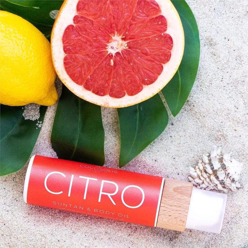 COCOSOLIS CITRO negovalno olje za sončenje brez zaščitnega faktorja z vonjem Citrus 110 ml