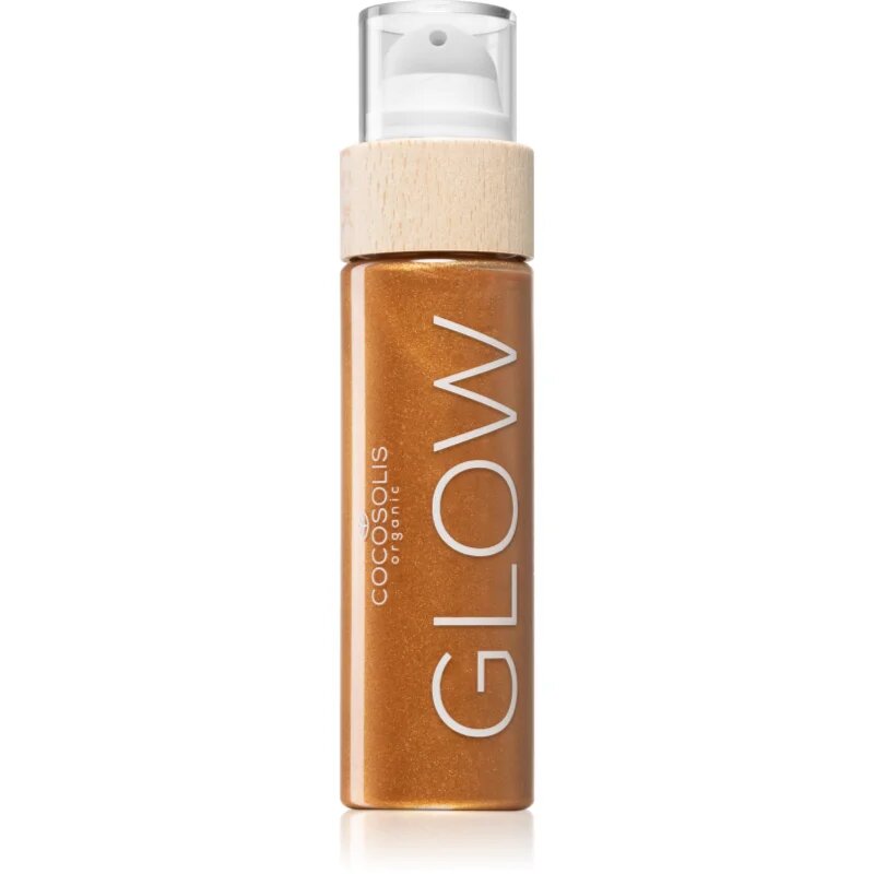 COCOSOLIS GLOW posvetlitveno olje z bleščicami z vonjem Cookies 100 ml