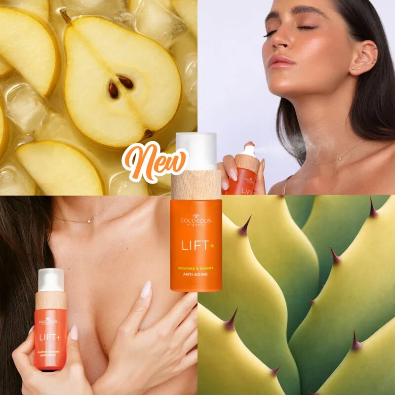 COCOSOLIS LIFT+ lifting serum za dekolte in prsi z vonjem Pear 50 ml