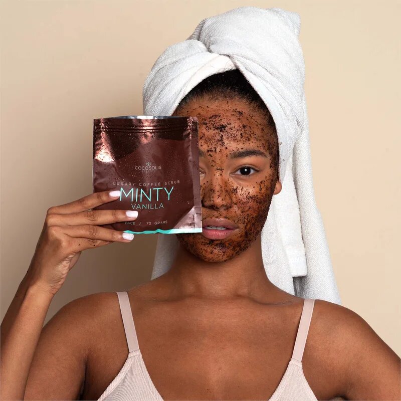 COCOSOLIS Luxury Coffee Scrub Box set za nežno in gladko kožo