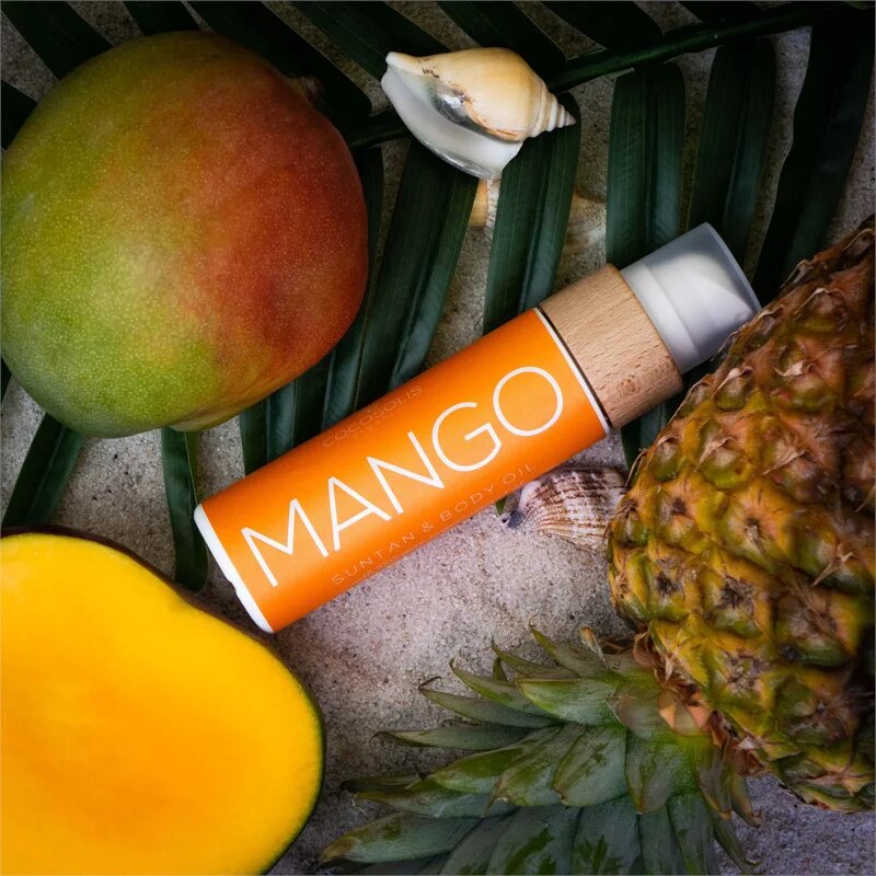 COCOSOLIS MANGO negovalno olje za sončenje brez zaščitnega faktorja z vonjem Mango 110 ml