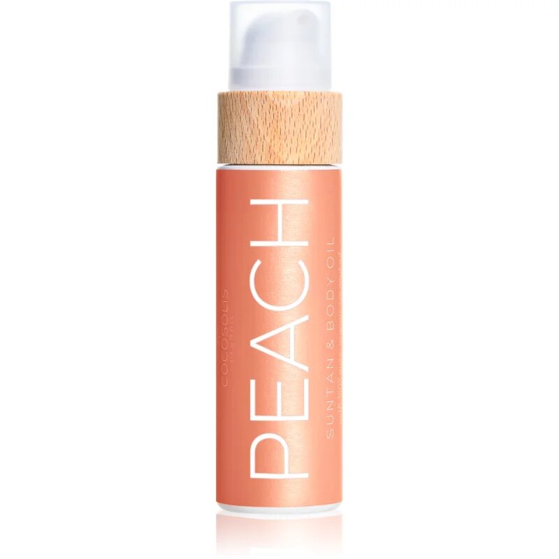 COCOSOLIS PEACH negovalno olje za sončenje brez zaščitnega faktorja z vonjem Peach 100 ml
