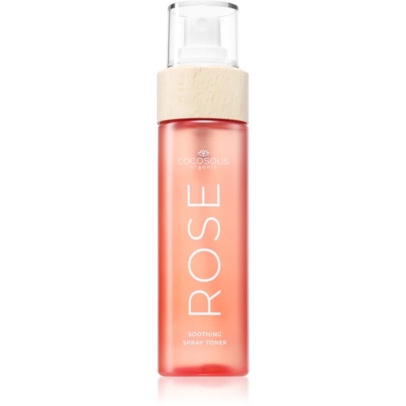 COCOSOLIS ROSE Soothing Spray Toner pomirjajoči tonik za občutljivo kožo 100 ml