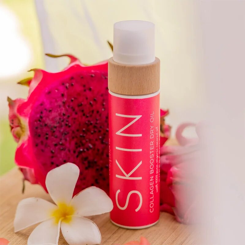 COCOSOLIS SKIN Collagen Booster hranilno suho olje proti staranju kože z vonjem Exotic Fruits 110 ml