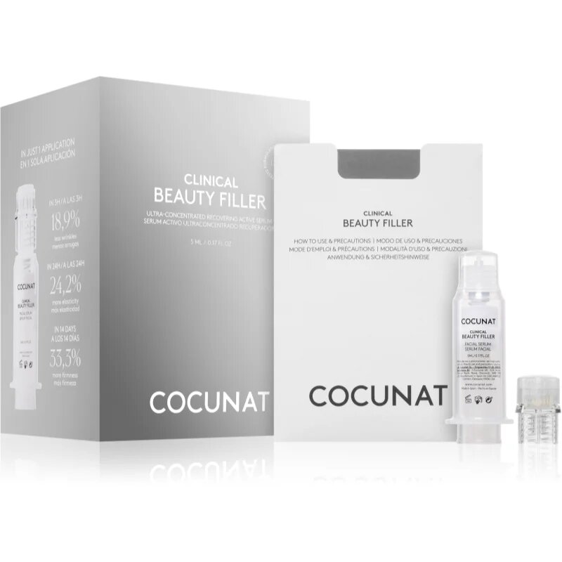 Cocunat Clinical Beauty Filler serum proti staranju kože z mikroiglicami 5 ml