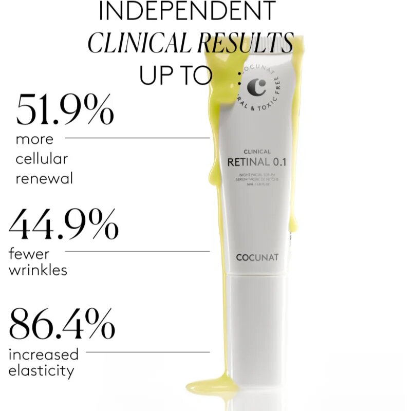 Cocunat Clinical Retinal nočni regeneracijski serum 30 ml