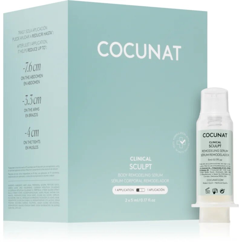 Cocunat Clinical Sculpt serum za preoblikovanje obraza za telo 2x5 ml