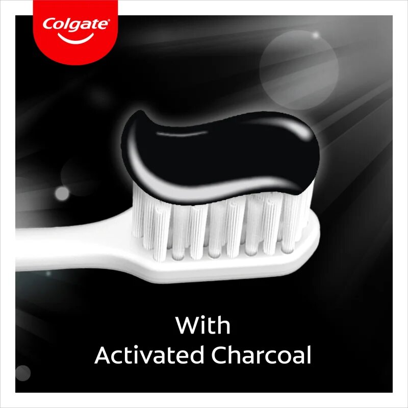 Colgate Advanced White Charcoal belilna zobna pasta z aktivnim ogljem 75 ml