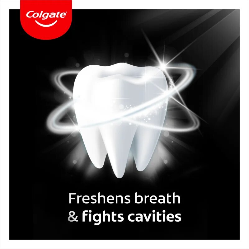 Colgate Advanced White Charcoal belilna zobna pasta z aktivnim ogljem 75 ml