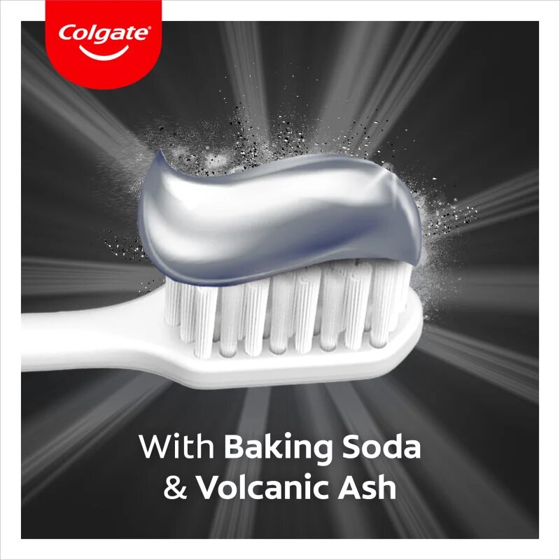 Colgate Advanced White Volcanic Ash and Baking Soda naravna zobna pasta 75x1