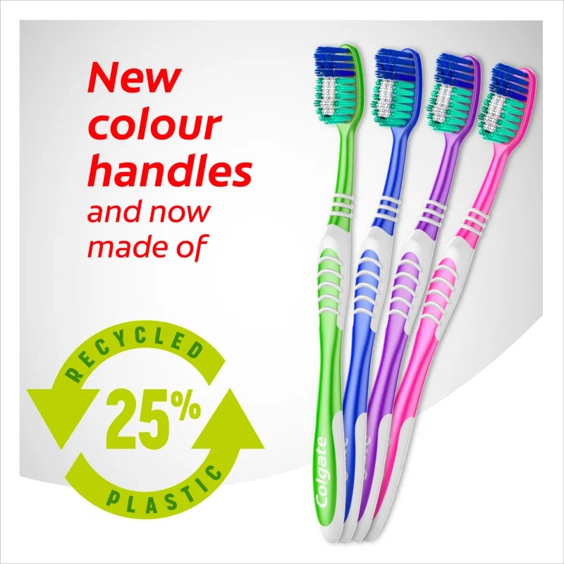 Colgate Extra Clean Medium zobne ščetke medium 2 kos