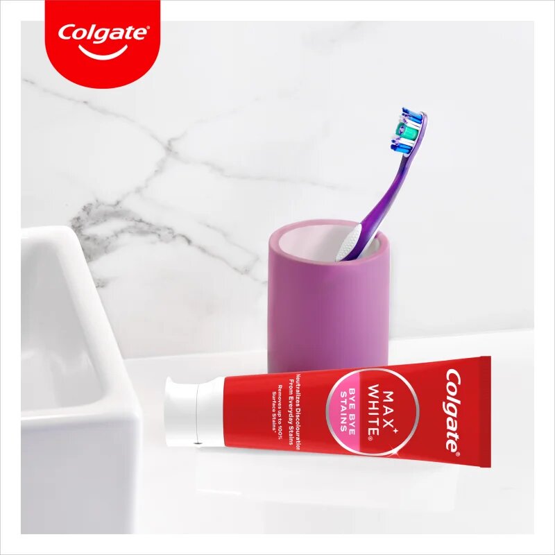 Colgate Max White Bye Bye Stains zobna pasta 75 ml