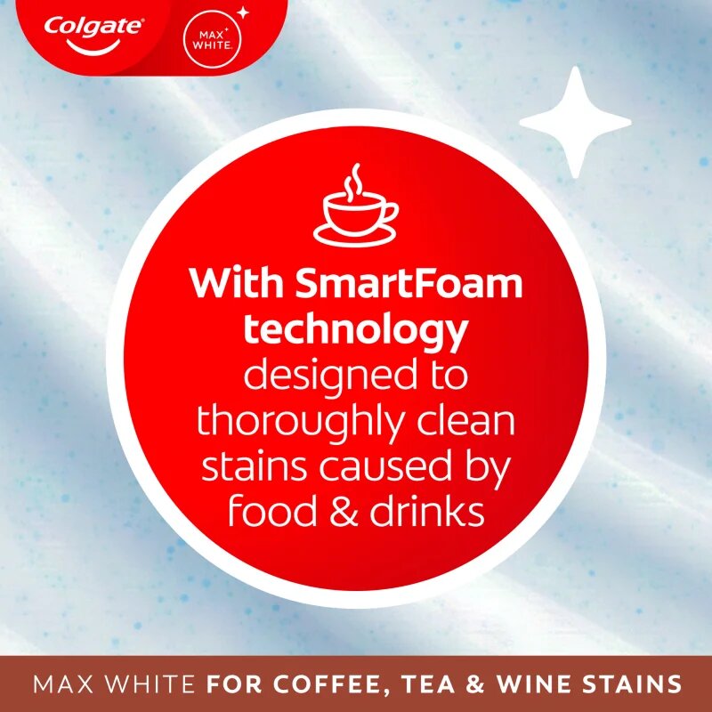 Colgate Max White One Coffee Tea & Wine zobna pasta za beljenje zob 75 ml
