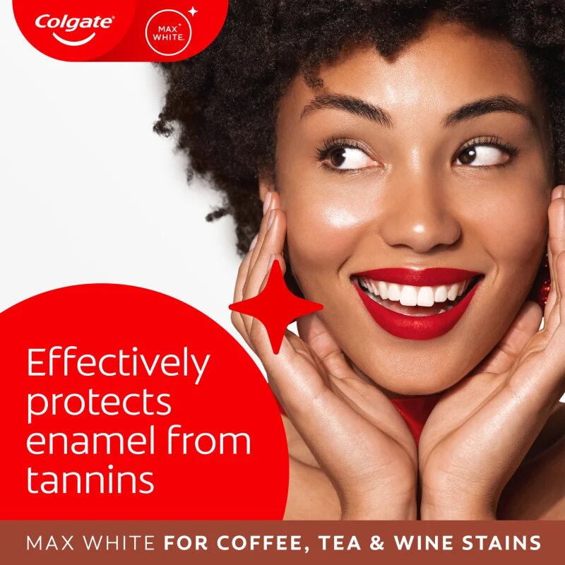 Colgate Max White One Coffee Tea & Wine zobna pasta za beljenje zob 75 ml