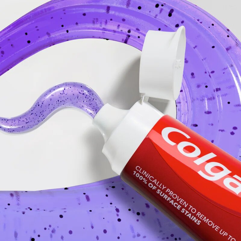 Colgate Max White Purple Reveal osvežilna zobna pasta 3x75 ml