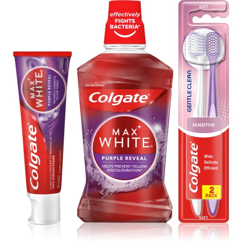 Colgate Max White Purple set za zobe
