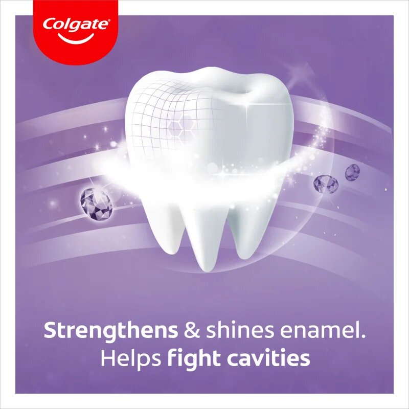 Colgate Max White Sparkle Diamonds belilna zobna pasta s fluoridom Spearmint 75 ml