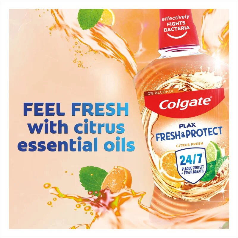 Colgate Plax Citrus Fresh ustna voda 500 ml