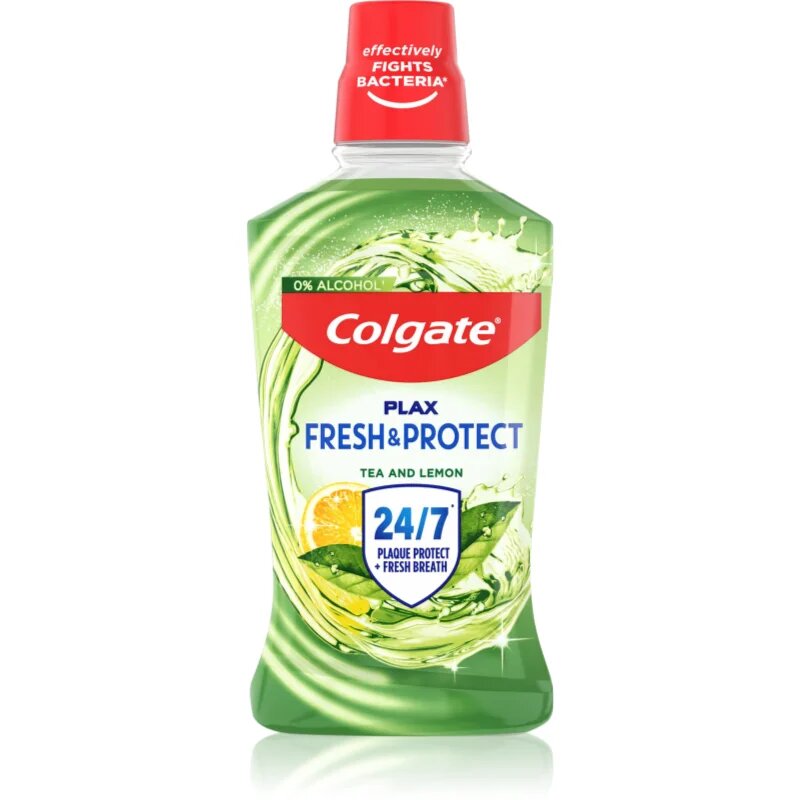 Colgate Plax Tea & Lemon ustna voda proti zobnim oblogam 500 ml