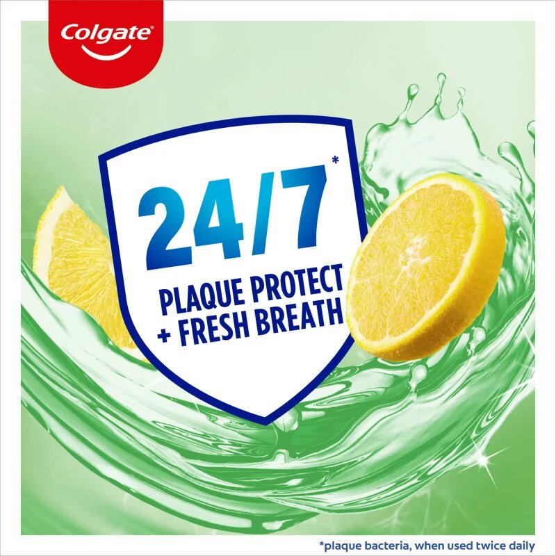 Colgate Plax Tea & Lemon ustna voda proti zobnim oblogam 500 ml