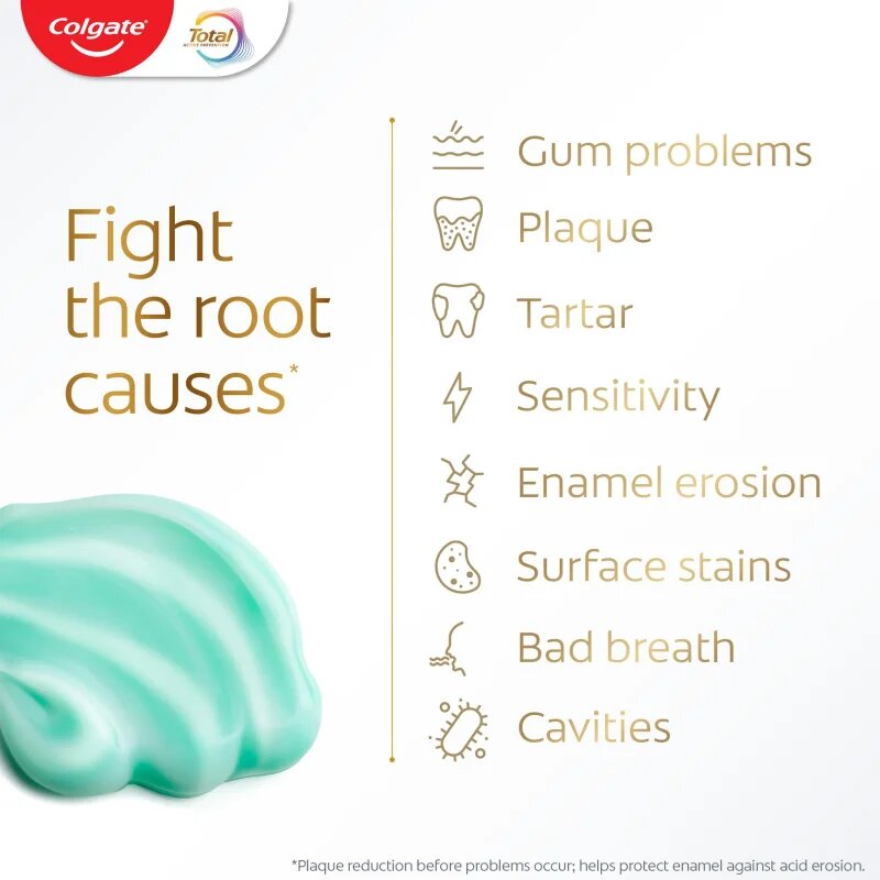 Colgate Total Active Fresh Mint zobna pasta za svež dah 75 ml