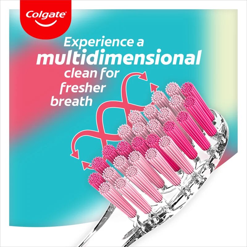Colgate Twister Design Edition zobna ščetka 4 kos