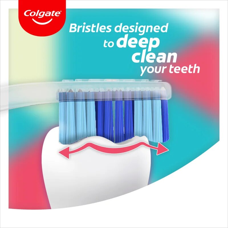 Colgate Twister Design Edition zobna ščetka 4 kos