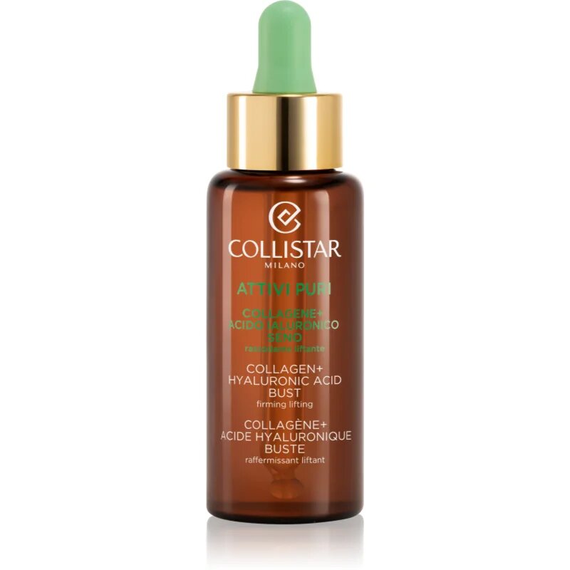Collistar Attivi Puri Collagen+Hyaluronic Acid Bust učvrstitveni serum za dekolte in prsi s kolagenom 50 ml
