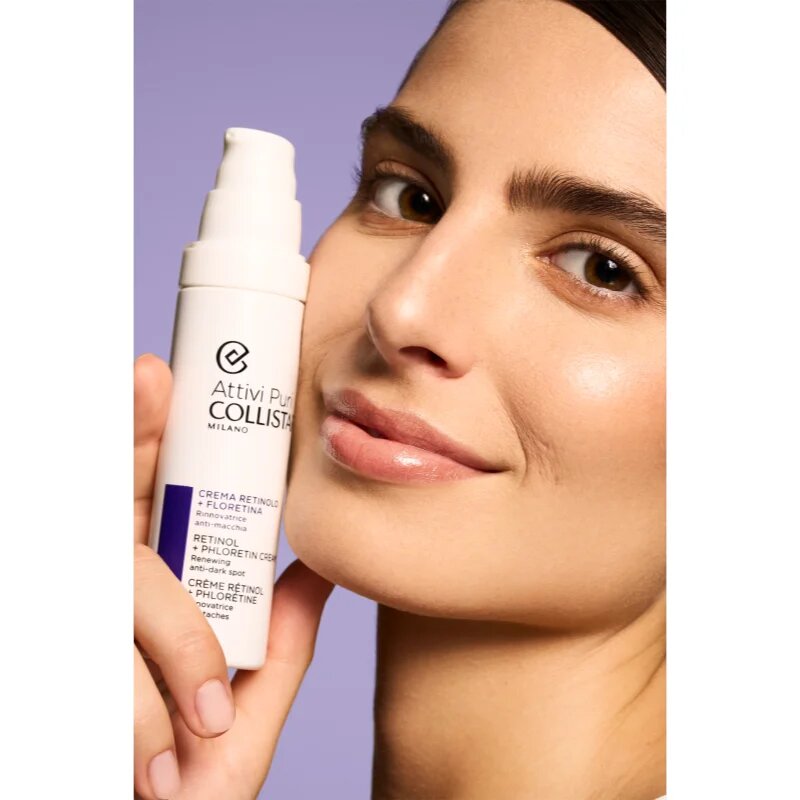 Collistar Attivi Puri Retinol + Phloretin aktivna nočna krema za redukcijo pigmentnih madežev z retinolom 50 ml