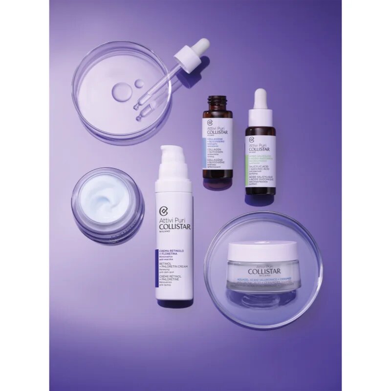 Collistar Attivi Puri Retinol + Phloretin aktivna nočna krema za redukcijo pigmentnih madežev z retinolom 50 ml