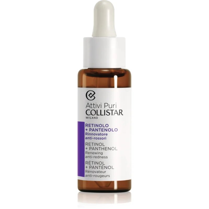 Collistar Attivi Puri Retinol + Phloretin serum z retinolom proti gubam s pantenolom 30 ml