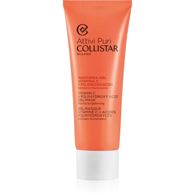 Collistar Attivi Puri Vitamin C + Polyhydroxy Acid Gel-Mask gel maska z vitaminom C 75 ml