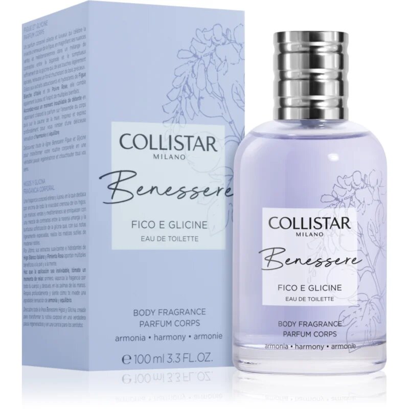 Collistar Benessere Fig and Wisteria odišavljeno pršilo za telo za ženske 100 ml