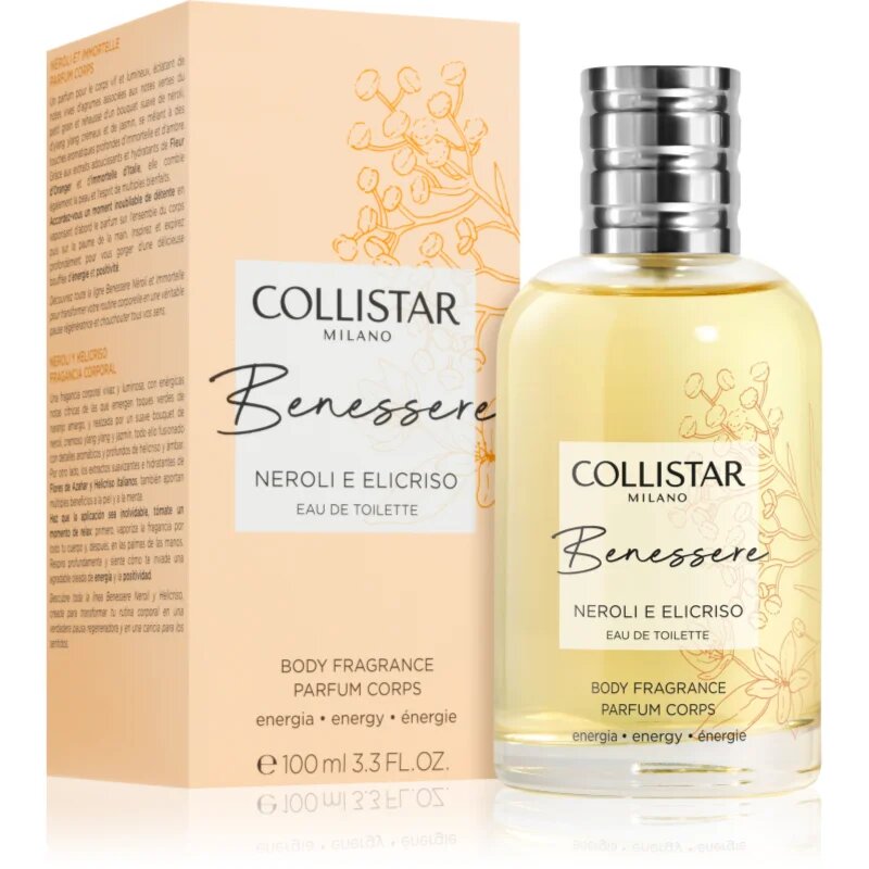 Collistar Benessere Neroli and Helichrysum odišavljeno pršilo za telo za ženske 100 ml