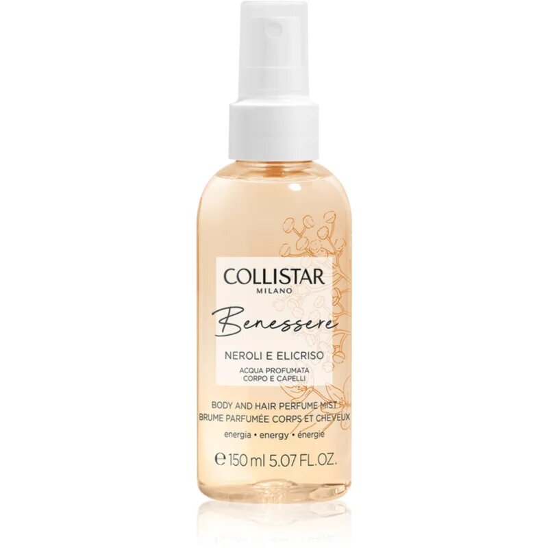 Collistar Benessere Neroli and Helichrysum parfumska meglica za lase in telo za ženske 150 ml