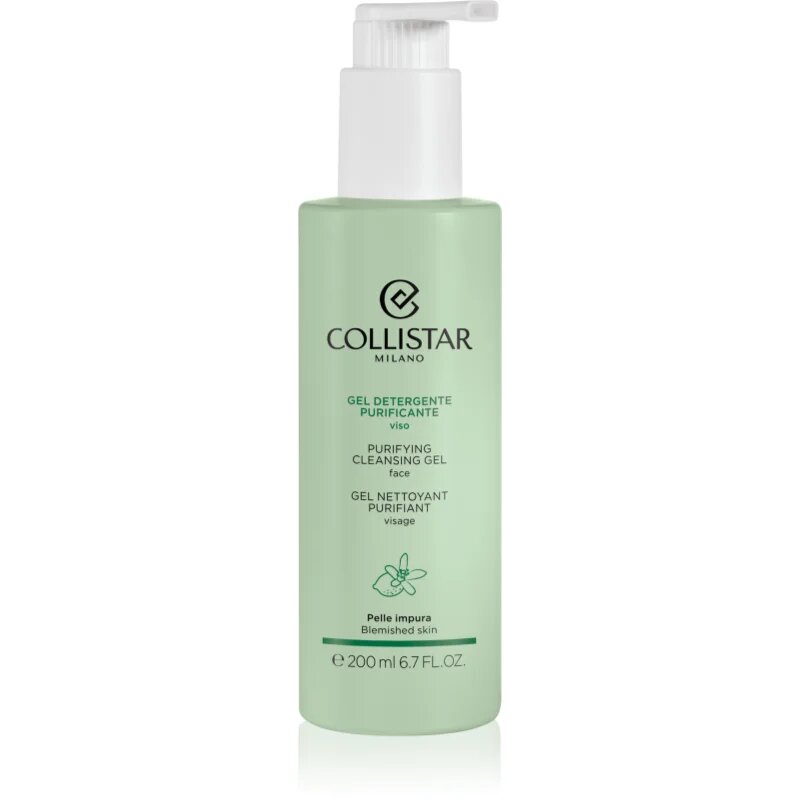 Collistar Cleansing Purifying Cleansing Gel nežen čistilni gel za kožo nagnjeno k razdraženosti 200 ml