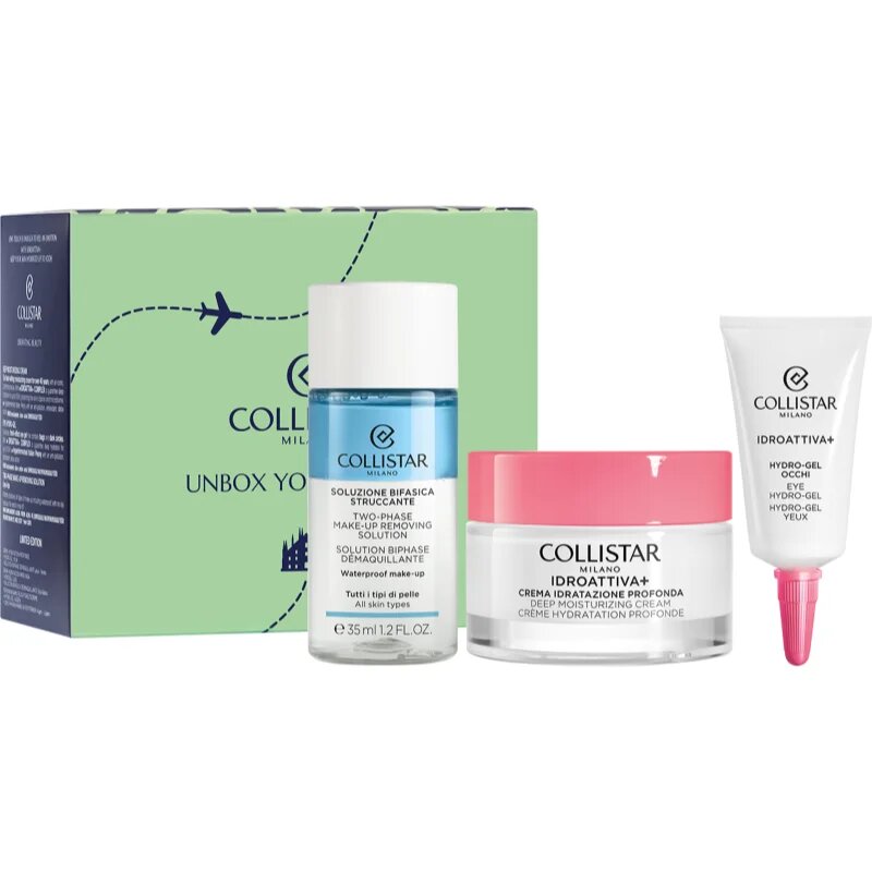 Collistar Deep Moisturizing Cream Travel Kit darilni set z vlažilnim učinkom