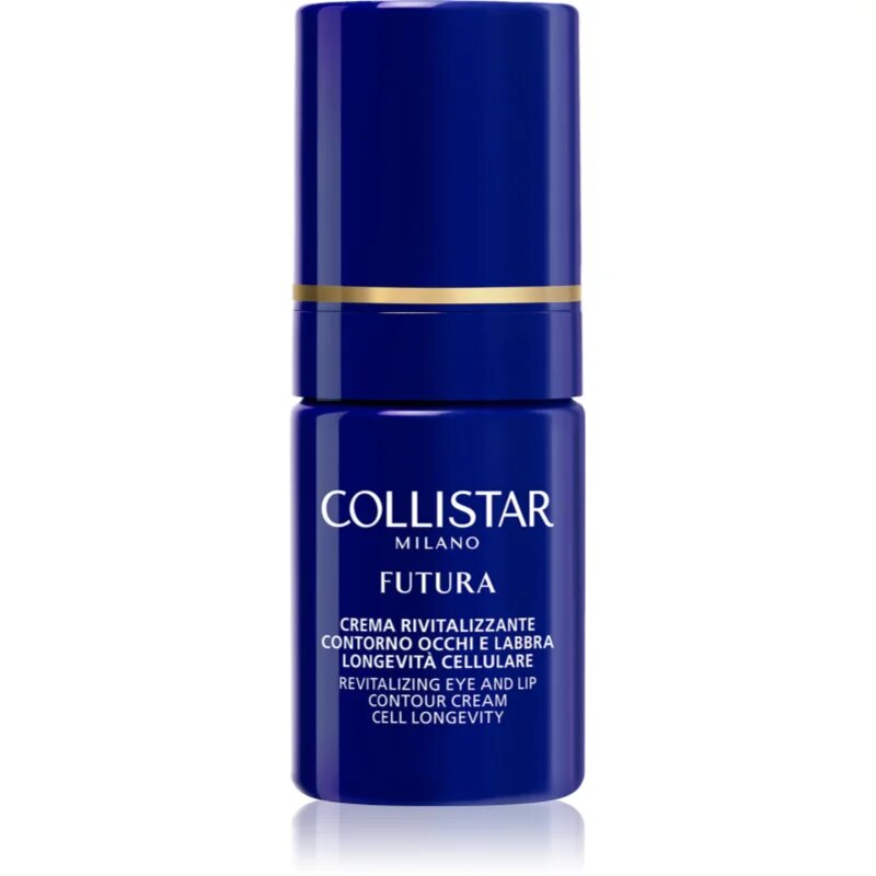 Collistar Futura Revitalizing Eye and Lip Contour Cream intenzivna pomlajevalna krema za okoli oči in ustnic 15 ml